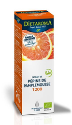 ​DIETAROMA Extrait pépins pamplemousse 1200 BIO 50ml