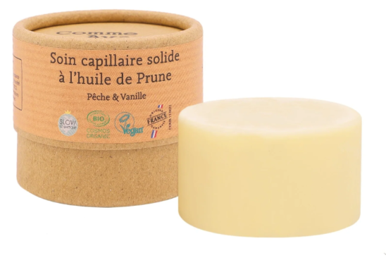 Comme Avant Soin capillaire solide Pêche & Vanille BIO* 50 gr