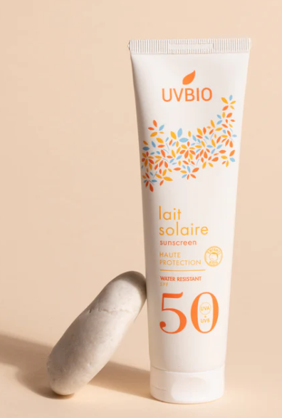 UVBIO Lait solaire BIO* adultes & kids SPF50 100ml