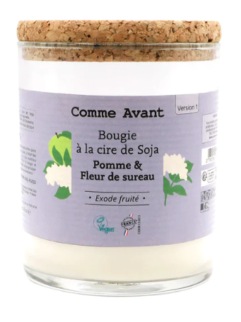 Comme Avant Bougie Pomme & Fleur sureau 190 gr