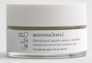 Minimaliste déodorant baume peau sensible bio 50ml