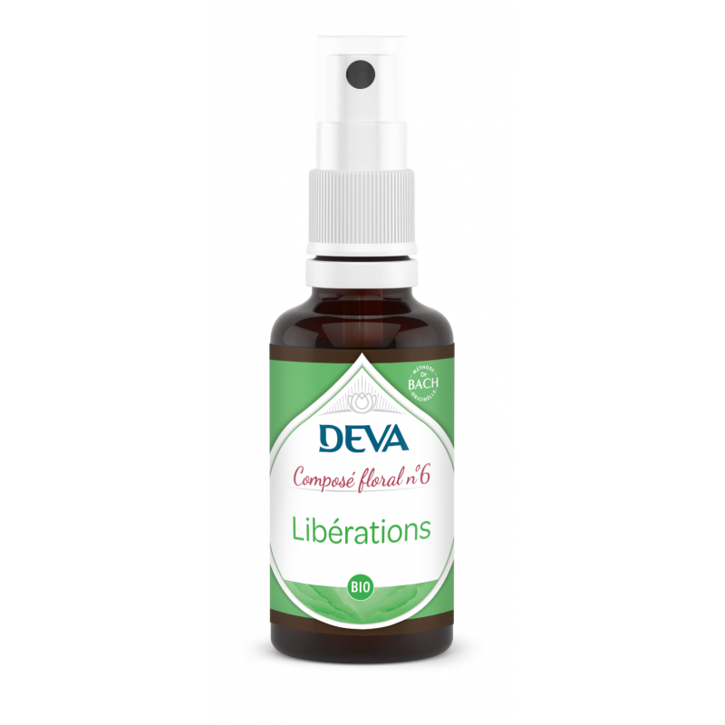 DEVA Composé floral BIO, n°06 LIBERATIONS 30ml SPRAY