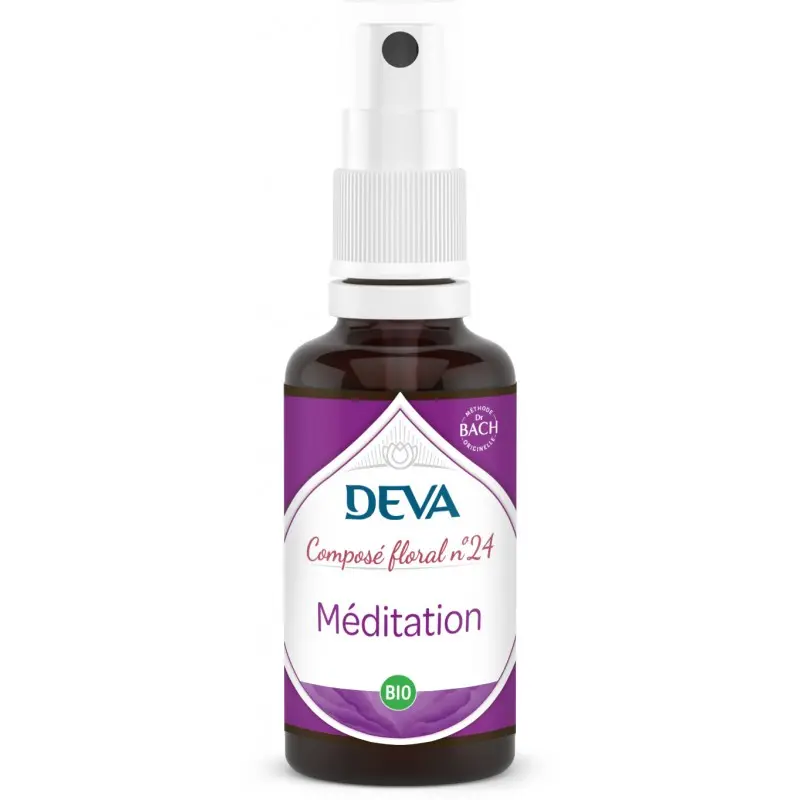DEVA Composé floral BIO, n°24 MEDITATION 30ml SPRAY 