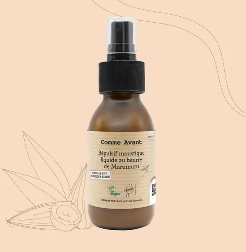 Comme Avant Répulsif moustique liquide au beurre de murumuru 90 ml