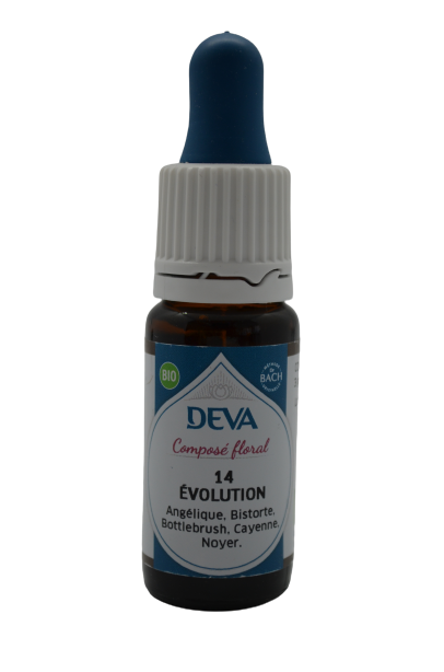 DEVA Composé floral BIO, n°14 EVOLUTION 10ml