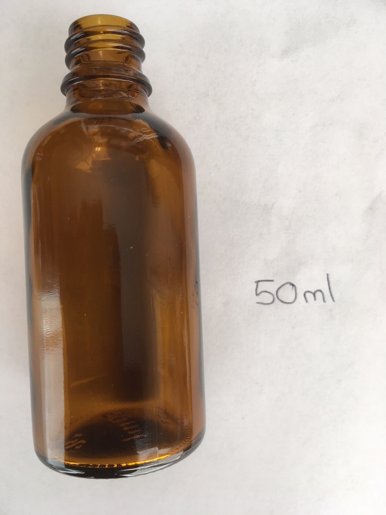 Flacon combi brun 50ml