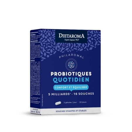 [DIETPROQUO] DIETAROMA Probiotiques Quotidien 60 gélules