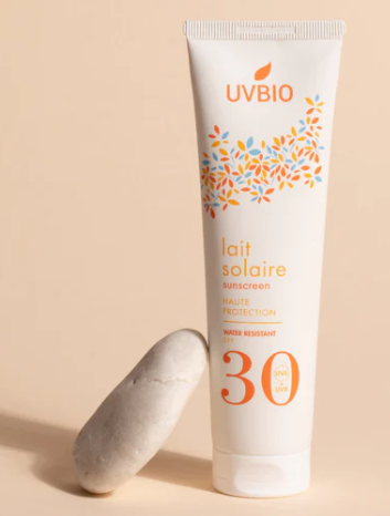 [UVBILAITSOL100ML] UVBIO Lait solaire BIO* SPF30 100ml
