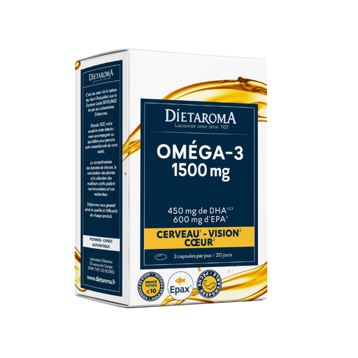 [DIETOME] DIETAROMA Oméga 3 - 1500mg 60caps