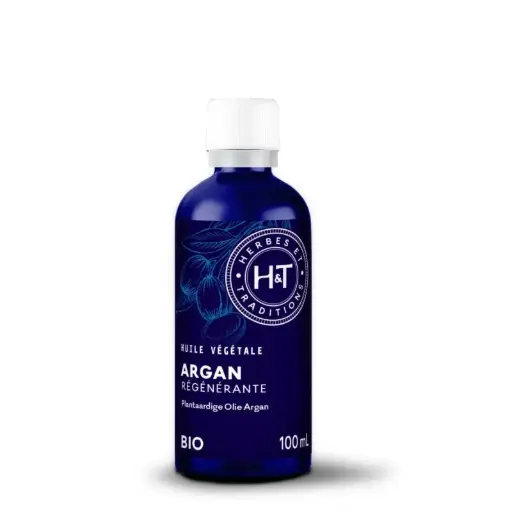 [HTHVARGA100] H&T Huile végétale Argan BIO* (argania spinosa) 100ml