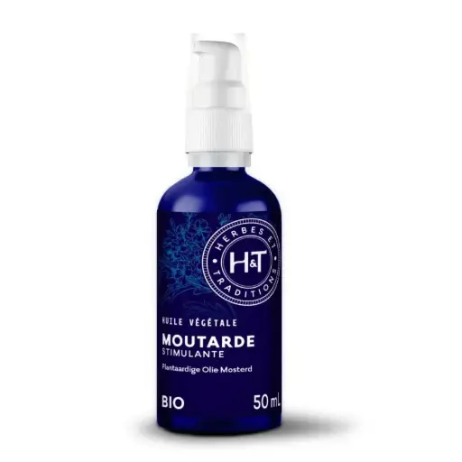 [HTHVMOUT] H&T Huile végétale Moutarde BIO* (brassica nigra) 50ml 