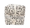 Comme Avant Trousse de toilette fleurie coton