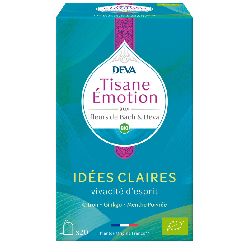 DEVA Tisane émotion IDEES CLAIRES bio