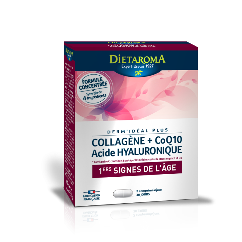 DIETAROMA Dermidéal + collagène + CoQ10  60 cpr