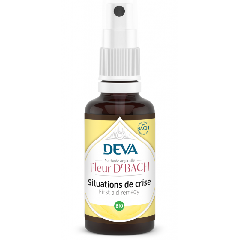 Elixir floral Dr Bach de DEVA BIO, Situation de crise/Rescue 30ml SPRAY