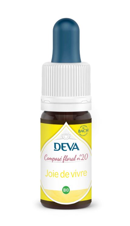 DEVA Composé floral BIO, n°20 JOIE DE VIVRE 15ml