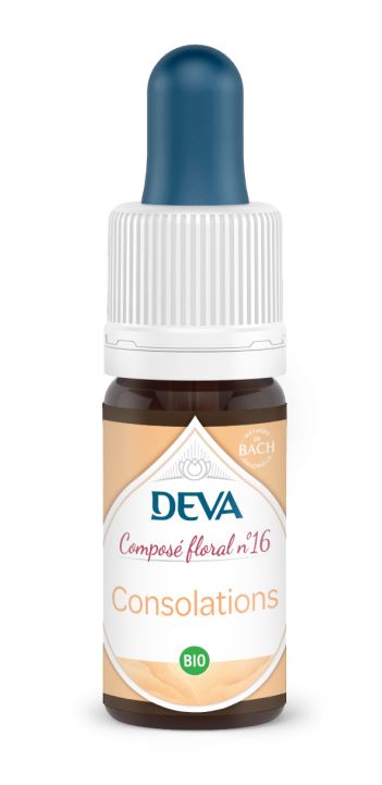 DEVA Composé floral BIO, n°16 CONSOLATIONS 15ml
