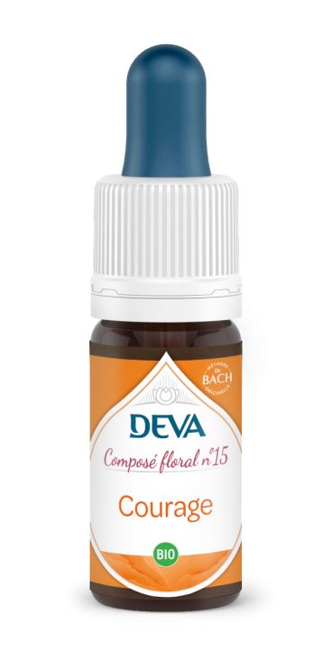 DEVA Composé floral BIO, n°15 COURAGE 15ml