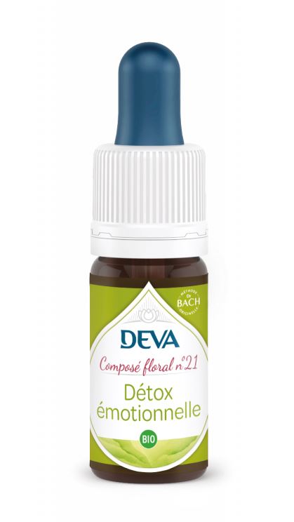 DEVA Composé floral BIO, n°21 D-TOX EMOTIONNELLE 15ml