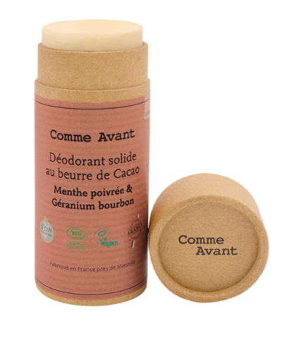 Comme Avant Déodorant solide Géranium & Menthe poivrée BIO* 60 gr