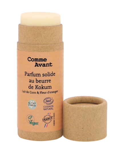 Comme Avant Parfum solide Lait de coco & Fleur d'oranger BIO* 20 gr