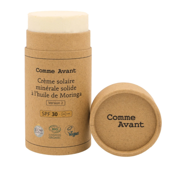 Comme Avant Crème solaire minérale solide SPF30 BIO* 80 gr