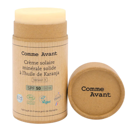 Comme Avant Crème solaire minérale solide SPF50 BIO* 80 gr