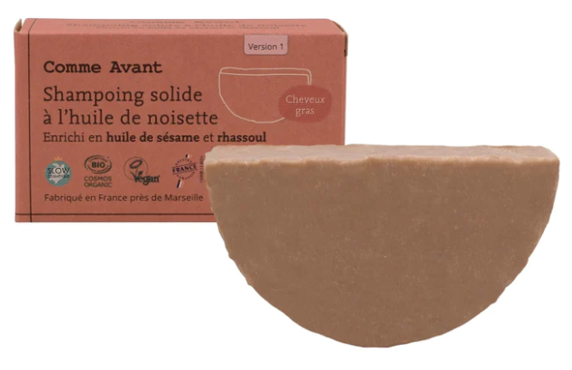 Comme Avant Shampoing solide huile sésame & rhassoul BIO* 70 gr