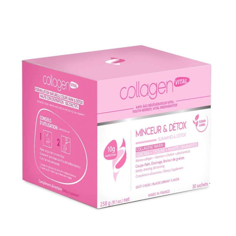Collagen Vital minceur d-tox 30 sachets