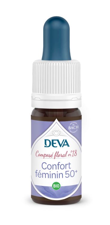 DEVA Composé floral BIO, n°18 CONFORT FEMININ 50+ 15ml SPRAY