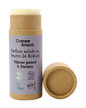 Comme Avant Parfum solide Vétiver poivré & Encens BIO* 20 gr