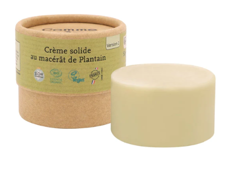 Comme Avant Crème solide plantain BIO* 50 gr