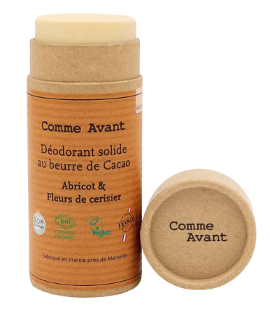 Comme Avant Déodorant solide abricot & fleurs cerisier BIO* 60 gr