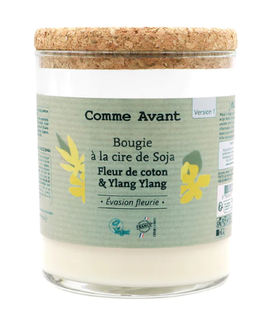 COMME AVANT Bougie Fleur coton & Ylang 190 gr