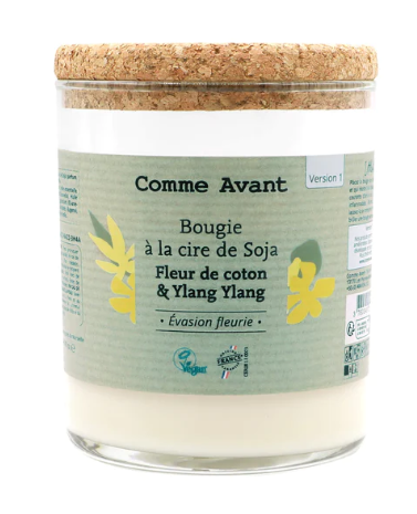 Comme Avant Bougie Fleur coton & Ylang 190 gr