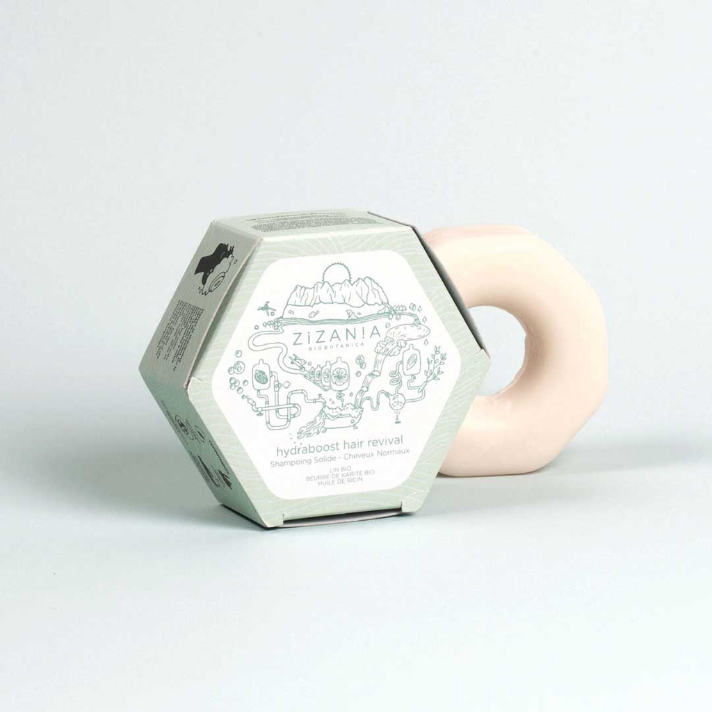 ZIZANIA Hydraboost Hair Revival-Shampoing solide BIO* 100gr