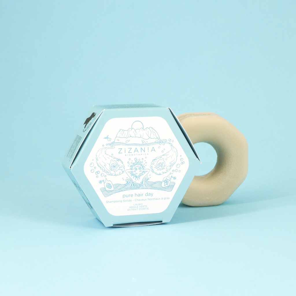 ZIZANIA Pure Hair Day Shampoing solide cosmos 100gr