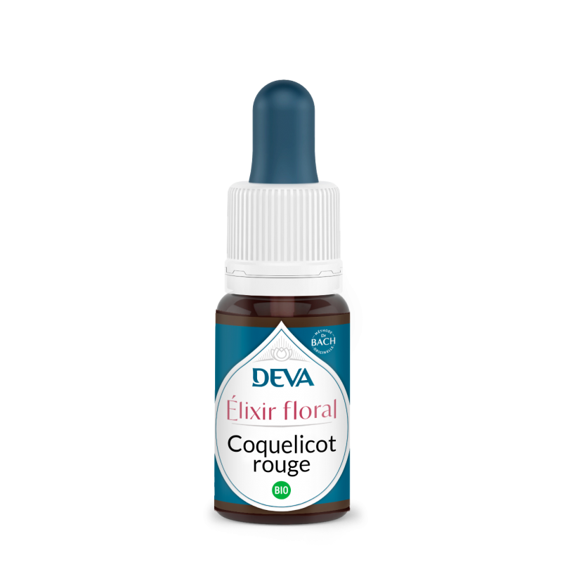 Elixir floral DEVA BIO, Coquelicot rouge 15ml