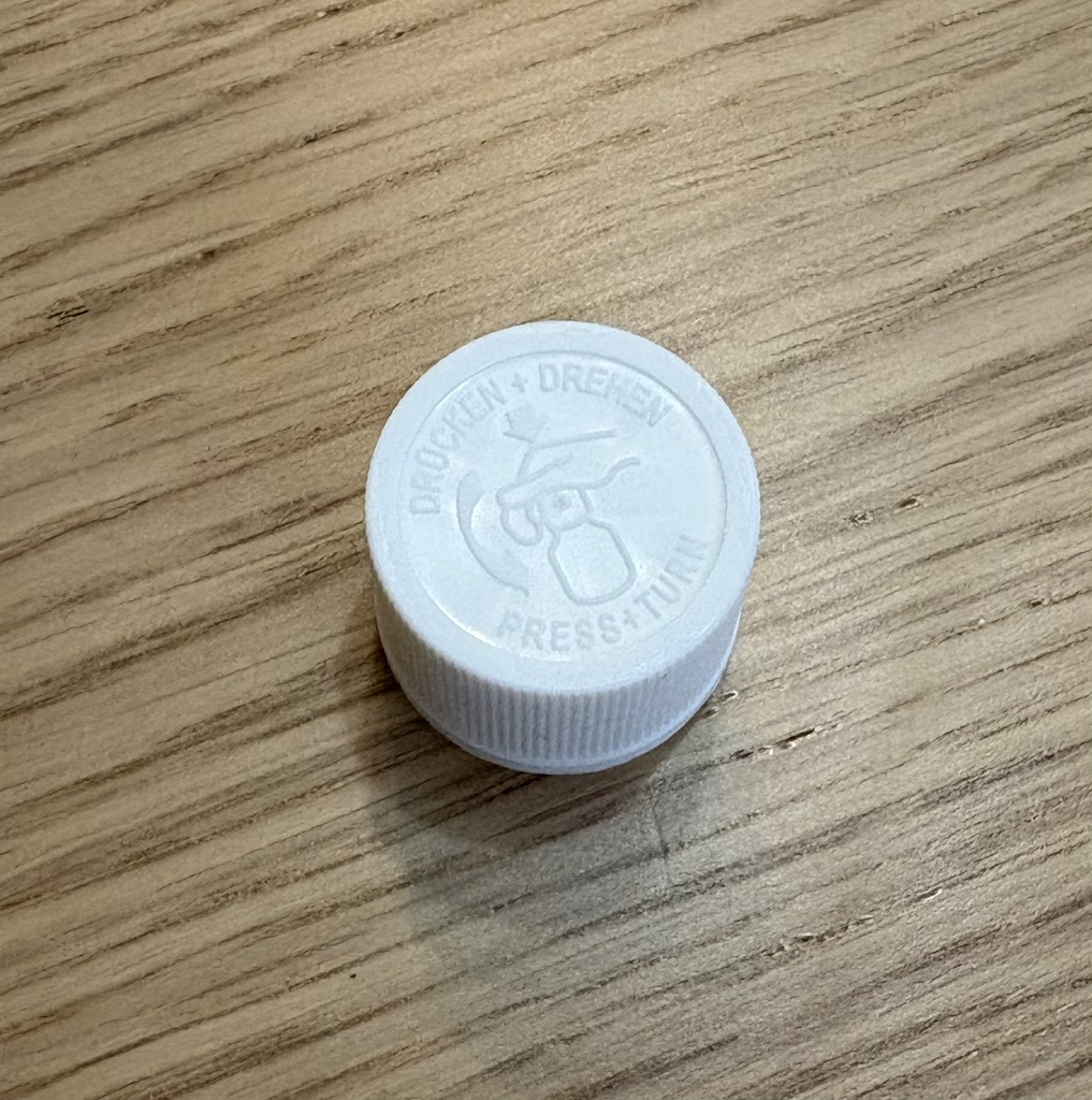 Bouchon sécurité HE blanc