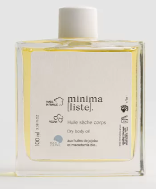 Minimaliste Huile sèche corps bio 100ml
