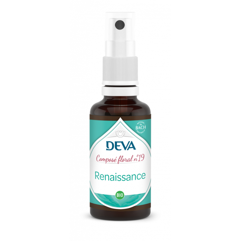 DEVA Composé floral BIO, n°19 RENAISSANCE 30ml SPRAY