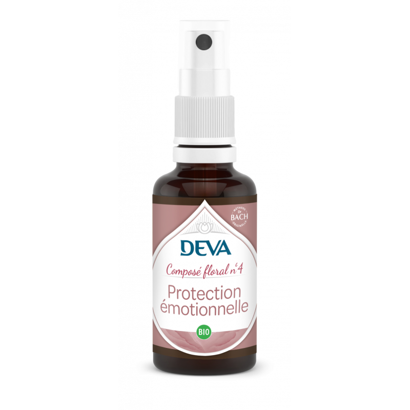 DEVA Composé floral BIO, n°04 PROTECTION EMOTIONNELLE 30ml SPRAY
