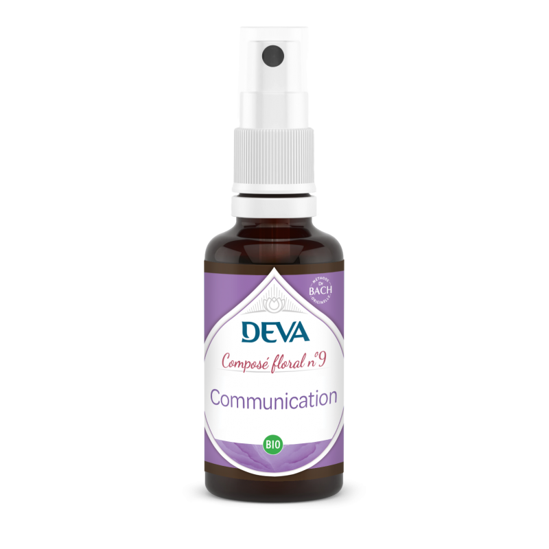 DEVA Composé floral BIO, n°09 COMMUNICATION 30ml SPRAY