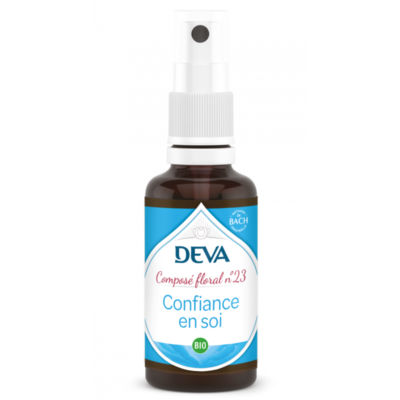 DEVA Composé floral BIO, n°23 CONFIANCE EN SOI 30ml SPRAY