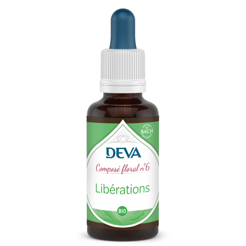 DEVA Composé floral BIO, n°06 LIBERATIONS 30ml SANS ALCOOL