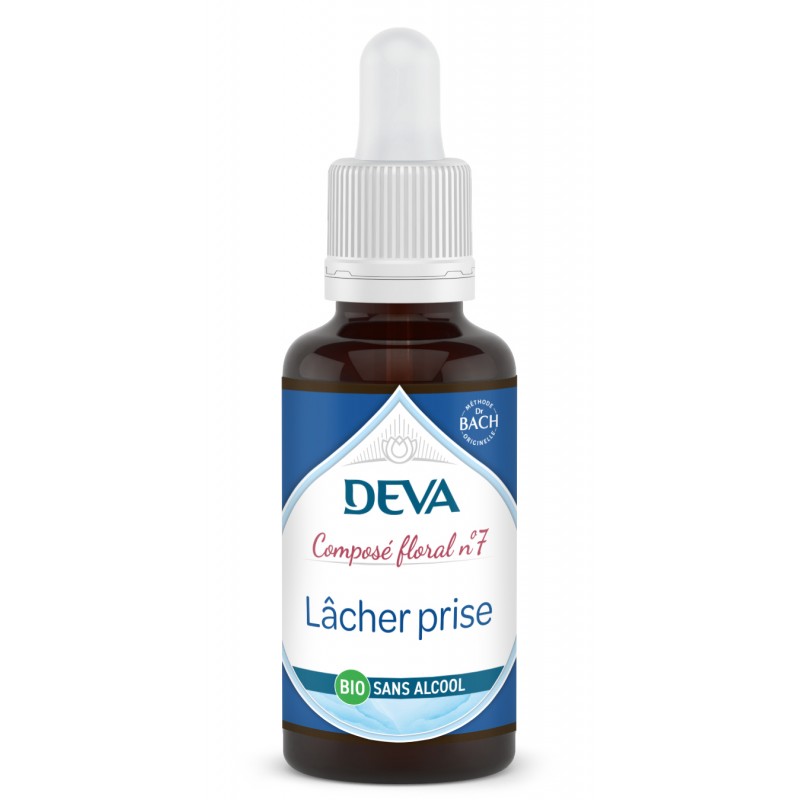 DEVA Composé floral BIO, n°07 LÂCHER-PRISE 30ml SANS ALCOOL