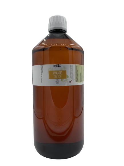 Huile végétale Amande douce vierge BIO (prunus amygdalus) 1000ml