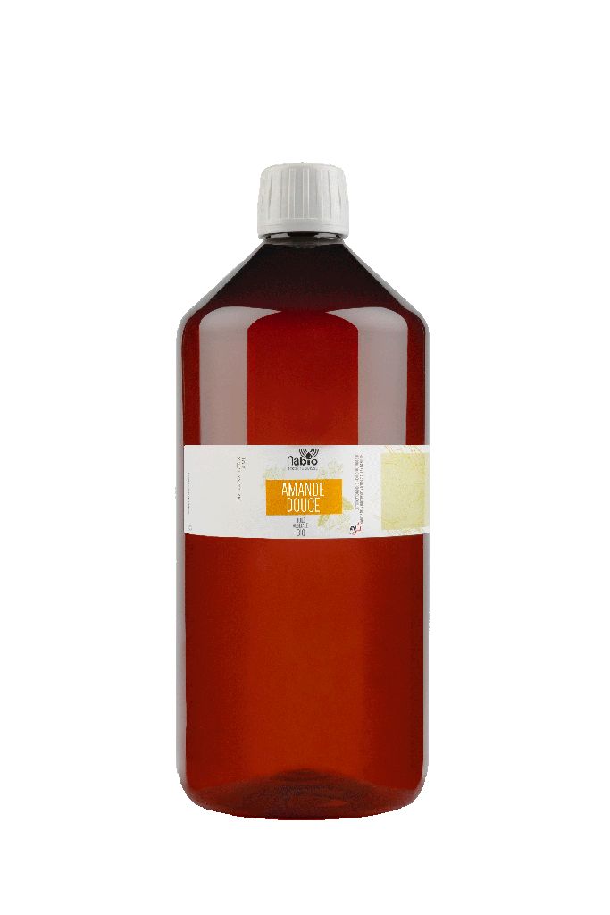 Huile végétale Amande douce vierge BIO (prunus amygdalus) 1000ml