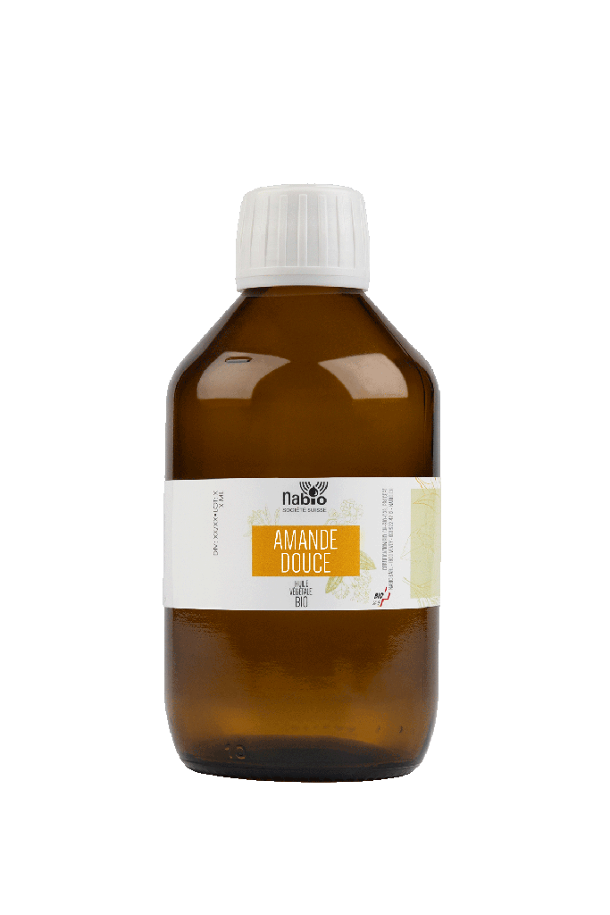 Huile végétale Amande douce vierge BIO (prunus amygdalus) 250ml