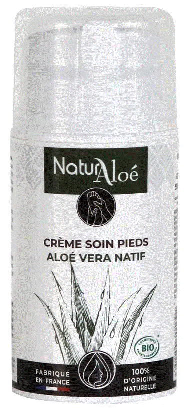 NaturAloe Crème soin pieds bio* 50ml